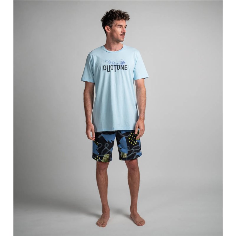 Duotone Tee SS True Team men sky-blue