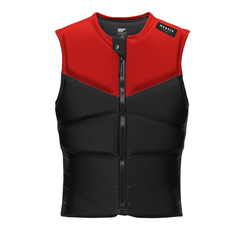 Mystic Block Impact Vest Fzip Kite red