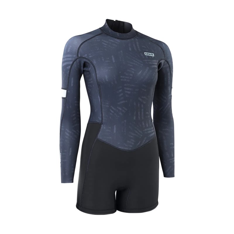 ION Wetsuit Amaze Shorty 2.0 LS Back Zip women black-mural ION Wetsuit Amaze Shorty 2.0 LS Back Zip women black-mural