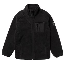 Mystic DTS Teddy Zip thru Sweat black