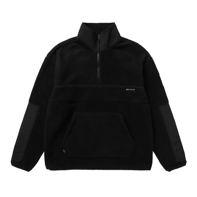 Mystic DTS Fleece Half Zip Sweat black