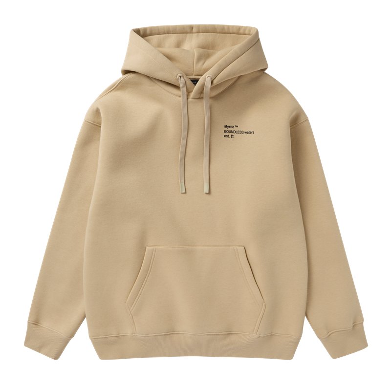Mystic Heartsease Hood Sweat pale khaki