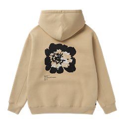 Mystic Heartsease Hood Sweat pale khaki