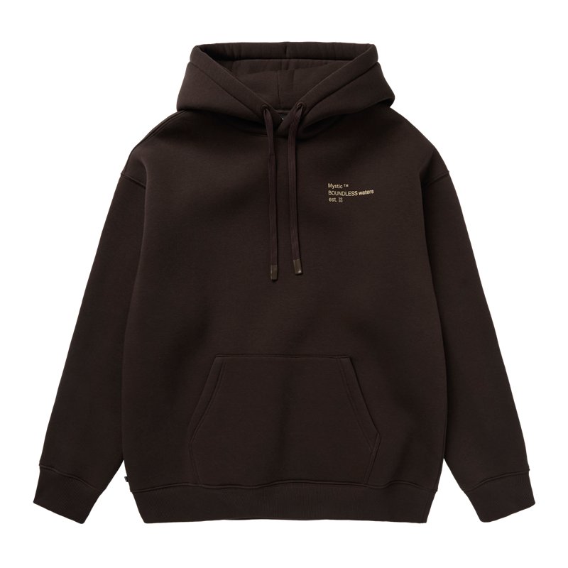Mystic Heartsease Hood Sweat dark brown