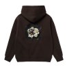 Mystic Heartsease Hood Sweat dark brown
