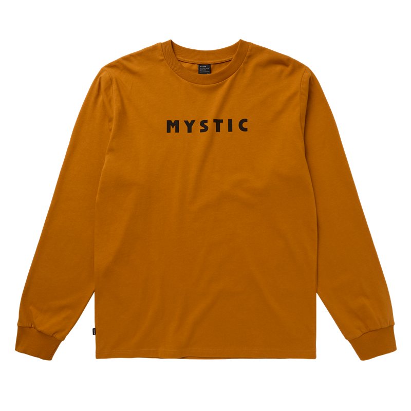 Mystic Brand L/S Tee golden brown Mystic Brand L/S Tee golden brown
