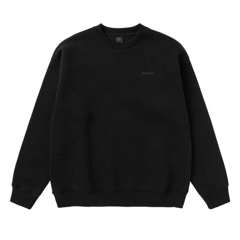 Mystic Profile Crew Sweat black Mystic Profile Crew Sweat black