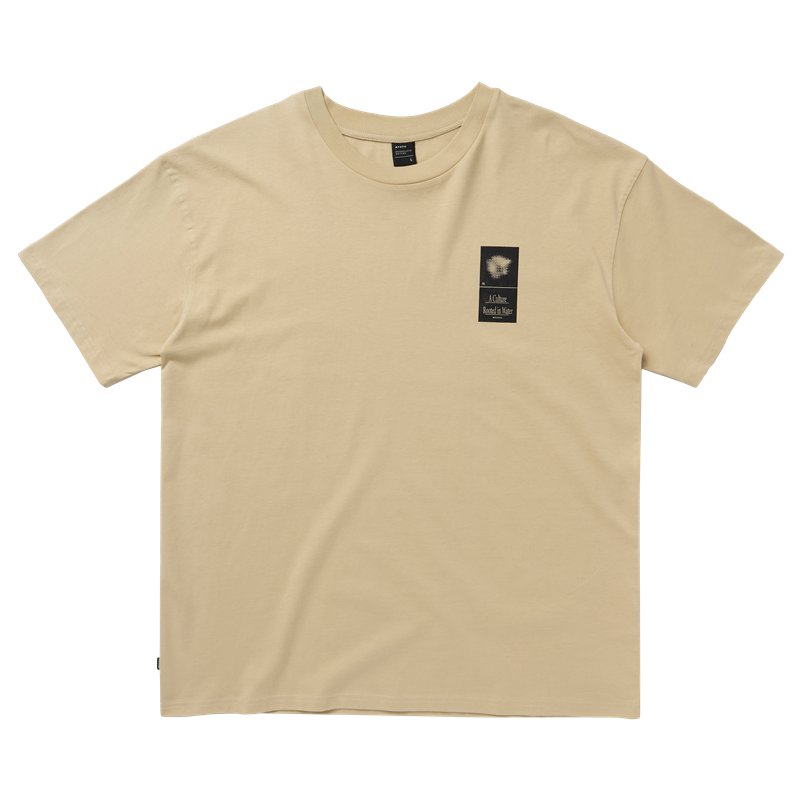 Mystic Pansy Tee pale khaki Mystic Pansy Tee pale khaki