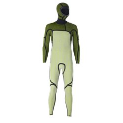 ION Wetsuit Seek Select 5.5/4.5 Hood Front Zip men black