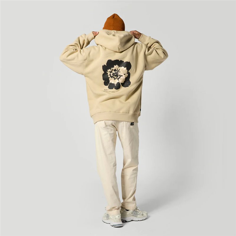 Mystic Heartsease Hood Sweat pale khaki