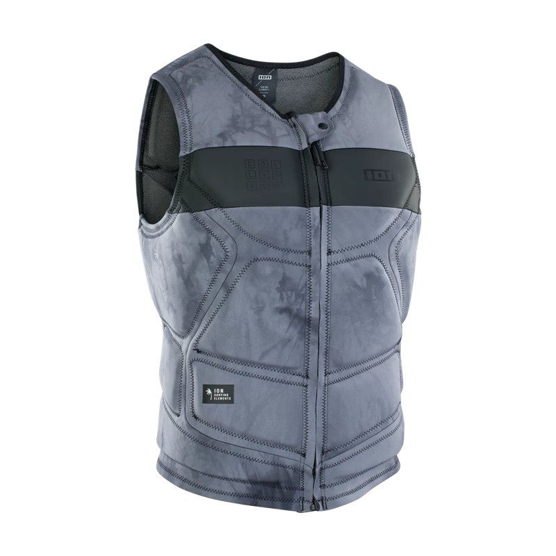 ION Vest Collision Select Front Zip men tiedye ltd grey