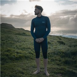 ION Wetsuit Element 4/3 Overknee LS Back Zip men blue-nights