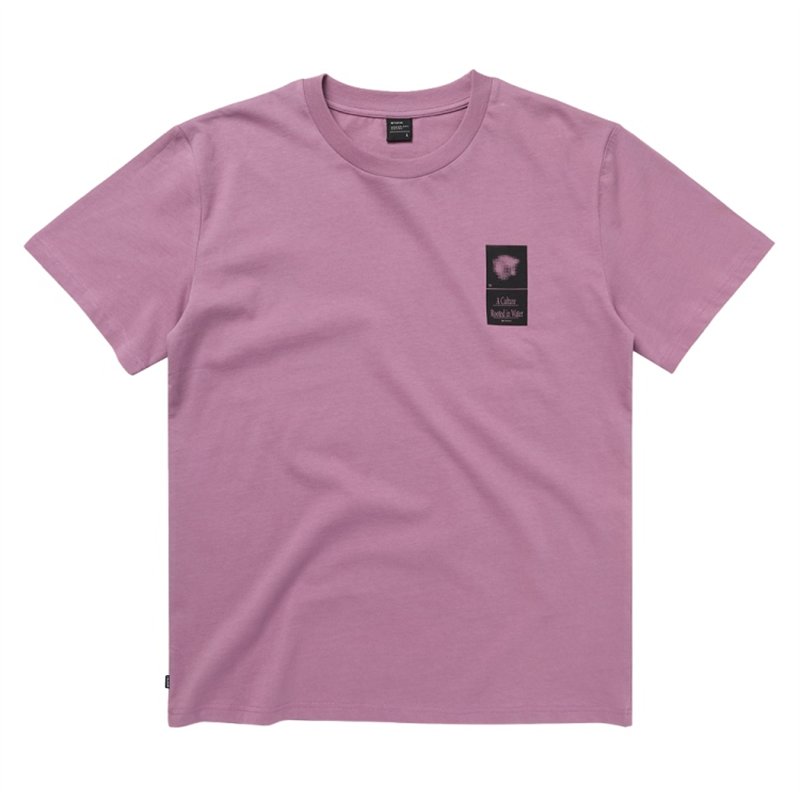 Mystic Pansy Tee rosewood