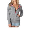 Mystic Justice Hooded Zip Sweat grey melee
