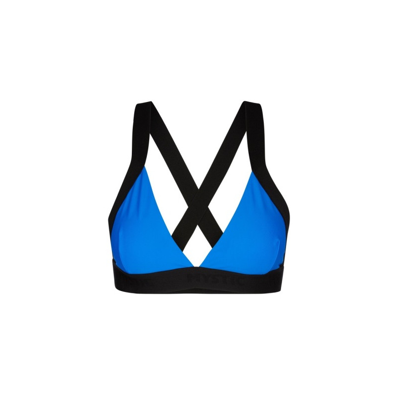 Mystic Cross Bikini Top flash blue