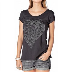 Mystic Melrose Tee caviar