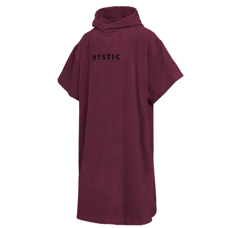 Mystic Poncho Brand oxblood red
