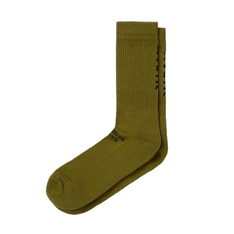 Mystic Icon Socks olive green