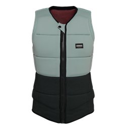 Mystic Renegade Impact Vest Fzip Wake tidal blue