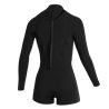 Mystic Lunar Longarm Shorty 2/2mm Bzip Women black