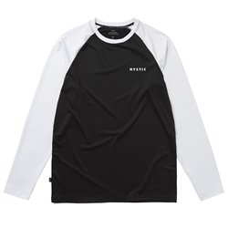 Mystic Bolt L/S Quickdry black white
