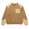 Mystic Conflux Crew Sweat slate brown
