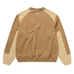 Mystic Conflux Crew Sweat slate brown
