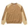 Mystic Conflux Crew Sweat slate brown