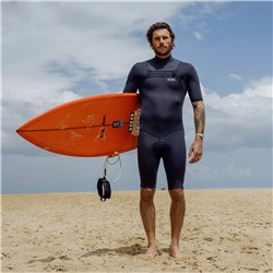 ION Wetsuit Element 2/2 Shorty SS Front Zip men blue-nights