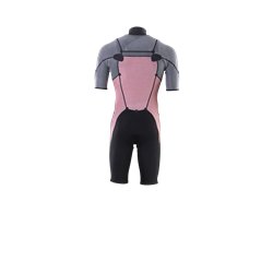 ION Wetsuit Element 2/2 Shorty SS Front Zip men blue-nights