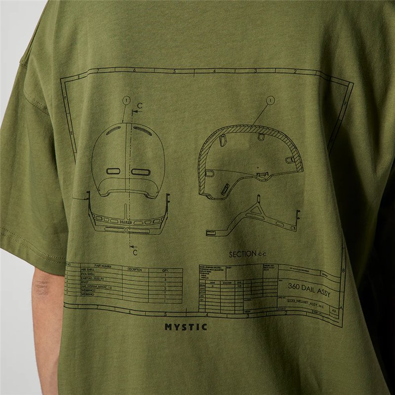 Mystic Concept H1 Tee olive green