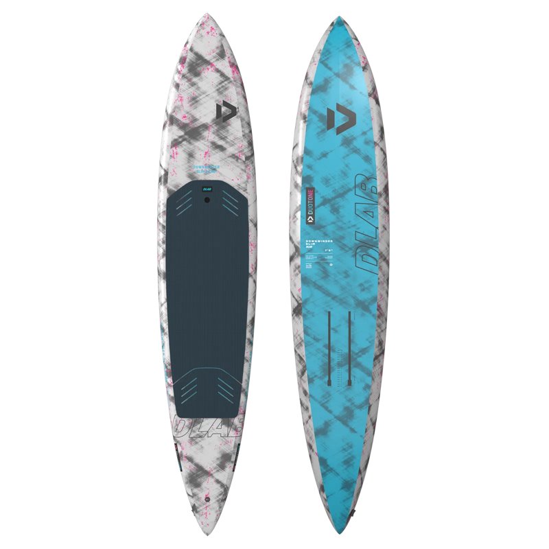 Duotone Foilboard Downwinder Slim D/LAB - 7'8" (95L) - light-grey/turquoise