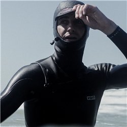ION Wetsuit Seek Core 5/4 Hood Front Zip men black