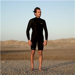 ION Wetsuit Seek Core 3/2 Shorty LS Front Zip men gold-burst
