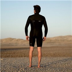 ION Wetsuit Seek Core 3/2 Shorty LS Front Zip men gold-burst