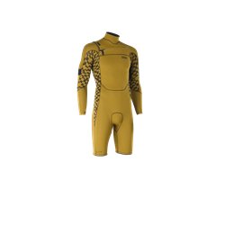 ION Wetsuit Seek Core 3/2 Shorty LS Front Zip men gold-burst