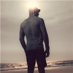 ION Rashguard Sun Pro LS men silver-green