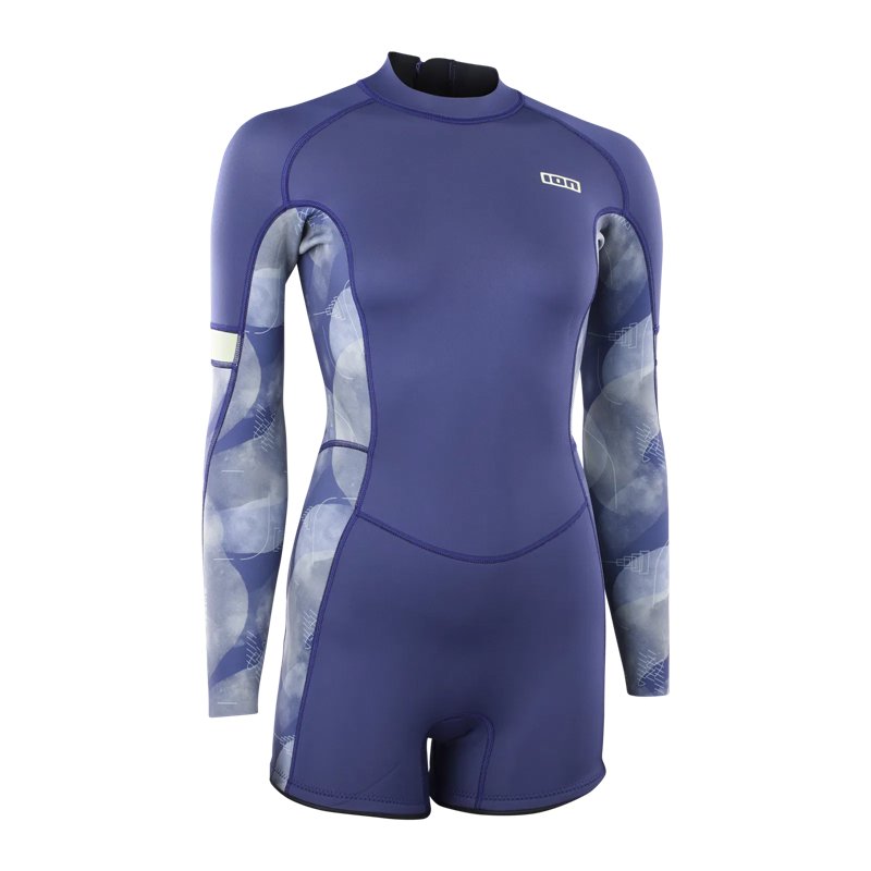 ION Wetsuit Amaze Shorty 2.0 LS Back Zip women deep water