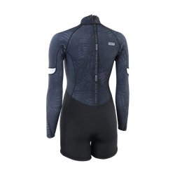 ION Wetsuit Amaze Shorty 2.0 LS Back Zip women - black-mural