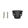 Duotone Bar Spare Center Part Insert&Grub Screw(SS14-onw)(2pcs) - black
