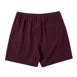 Mystic Brand Structure Swim Short oxblood red