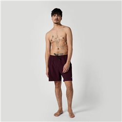 Mystic Brand Structure Swim Short oxblood red