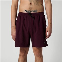 Mystic Brand Structure Swim Short oxblood red