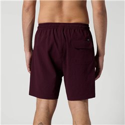 Mystic Brand Structure Swim Short oxblood red
