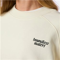 Mystic Enroute Crew Sweat off white