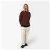 Mystic Profile Crew Sweat deep brown