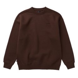 Mystic Profile Crew Sweat deep brown