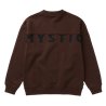 Mystic Profile Crew Sweat deep brown