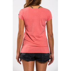 Mystic Damen Tee "Permission" faded coral