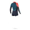 Mystic Diva Longarm Super Shorty 3/2mm Fzip Teal